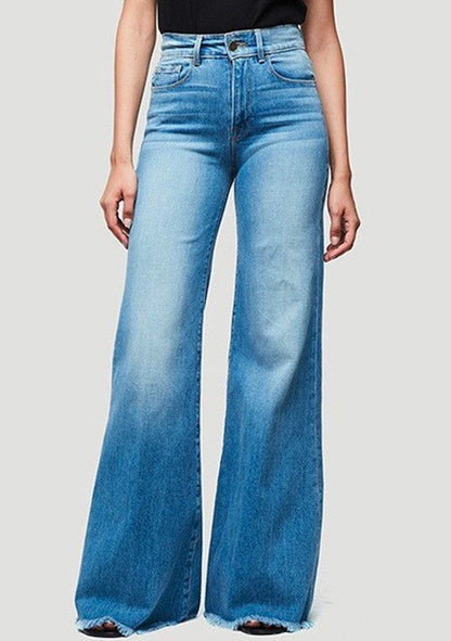 Wide Leg Denim Jeans