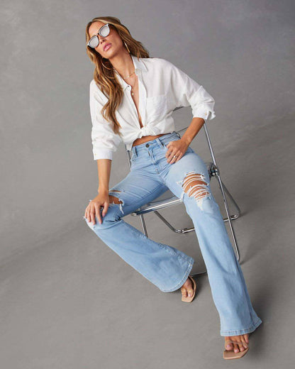 UrbanEase™ Wide-leg Jeans Women