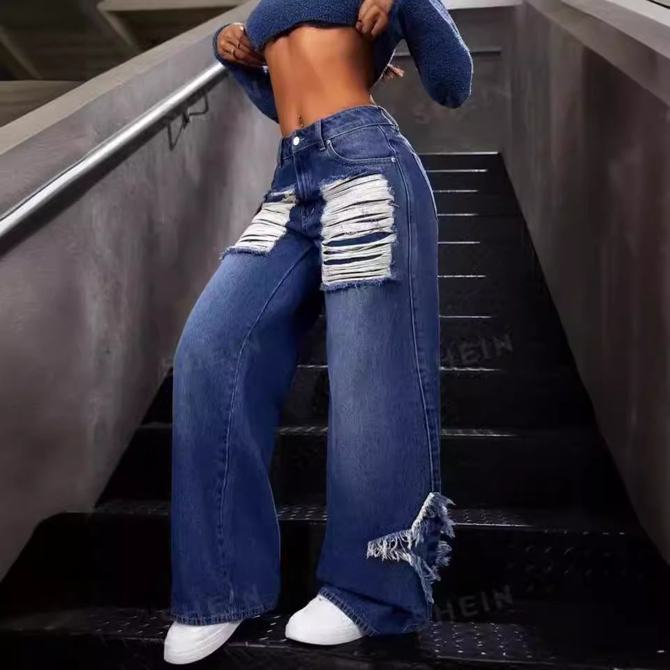 Patch Ripped Street Jeans – Haute Edition 25