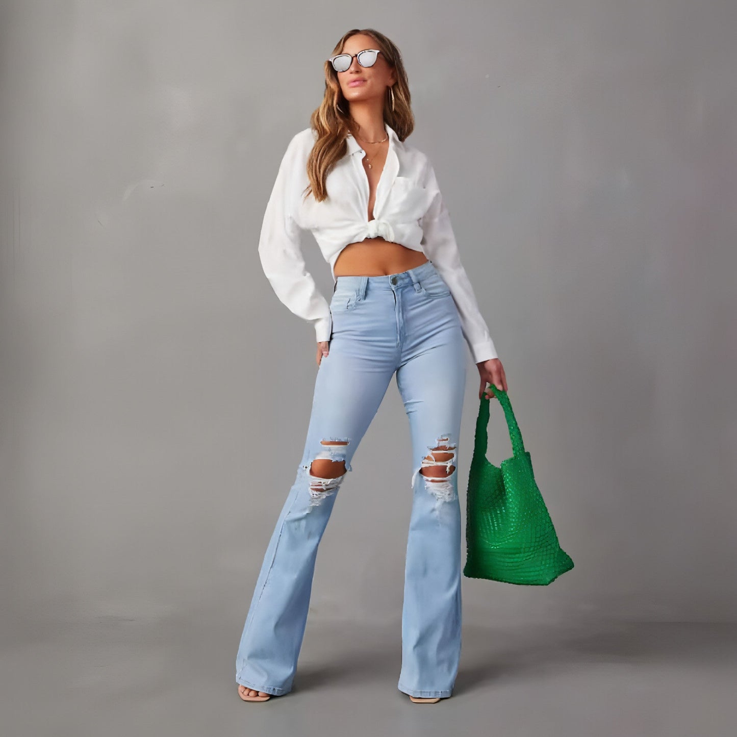 UrbanEase™ Wide-leg Jeans Women