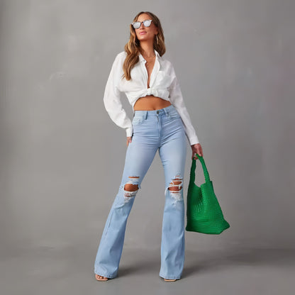 UrbanEase™ Wide-leg Jeans Women